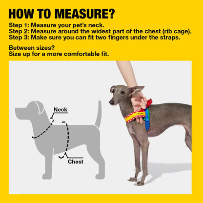VETRESKA Moma Dog Harness and Leash Set - Adjustable No-Pull Harness for Small to Medium Dogs with Anti-Twist Leash for Walking and Training